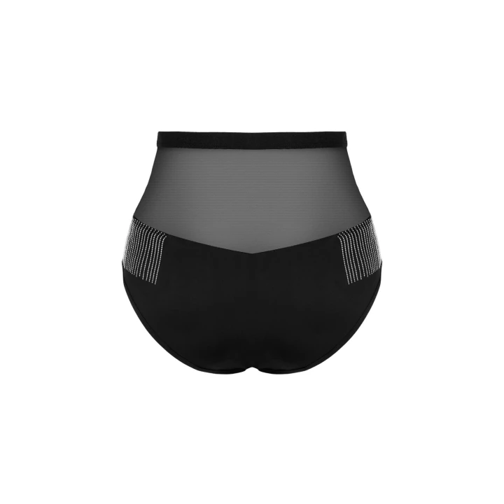 Figi wysoki stan Milladis, OBSESSIVE, seksowna siateczka, biżuteryjna zawieszka, elastyczne