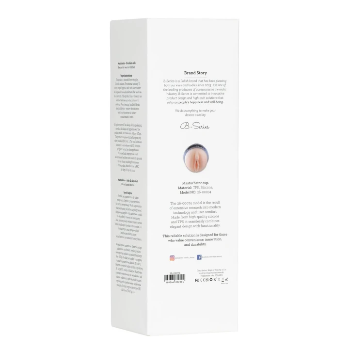 Masturbator – Vagina Delight, 9 funkcji wibracji, 27,5 cm, TPE/ABS