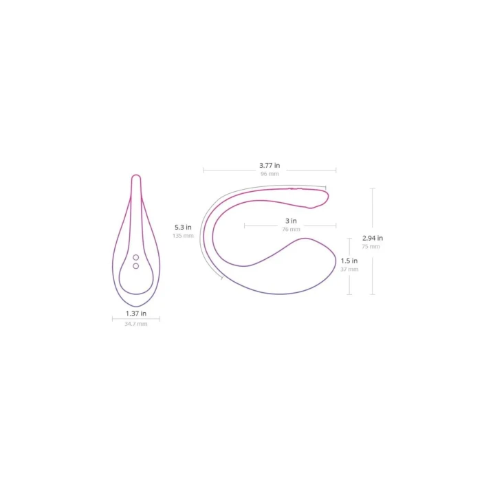 Wibrujące jajeczko Lovense Lush 3 - Silikon, Wodoodporne IPX7, 290 minut pracy