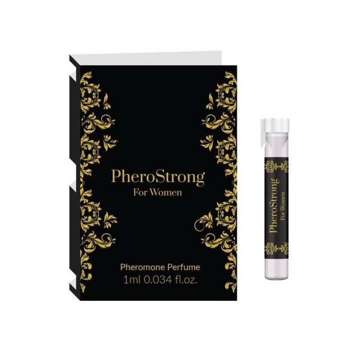 Feromony - PheroStrong Tester dla Kobiet 1 ml, Pożądanie, Seksapil, Zaufanie