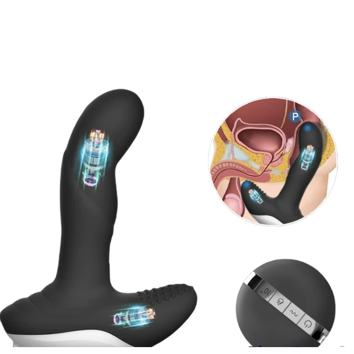 Stymulator prostaty luksusowy - silikonowy, bezprzewodowy, 7 trybów wibracji, podgrzewany