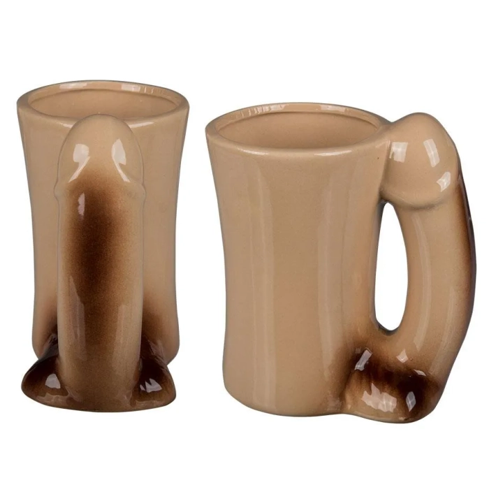 Kubek ceramiczny Penisek, porcelanowy, pojemność 300 ml, duży rozmiar