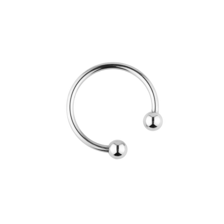 Pierścień na penisa Metalowy Classic 30 mm stal nierdzewna, gładki z kulkami