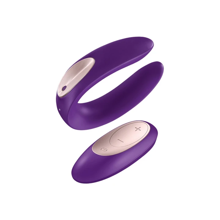Stymulator dla par Satisfyer Partner Plus zdalne sterowanie, wodoodporny, silikonowy