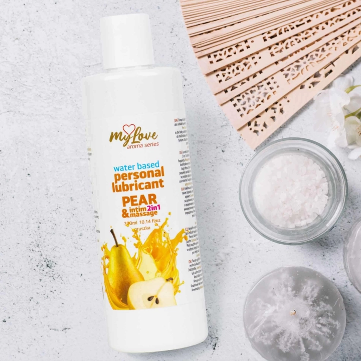 Żel intymny i do masażu MyLove Aroma Series 2w1 Gruszka 300 ml