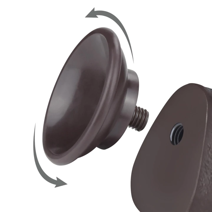 Dildo Realistyczny 9,5'' z Podwójną Gęstością TPE, Doskonała Przyssawka, Elastyczny Kształt