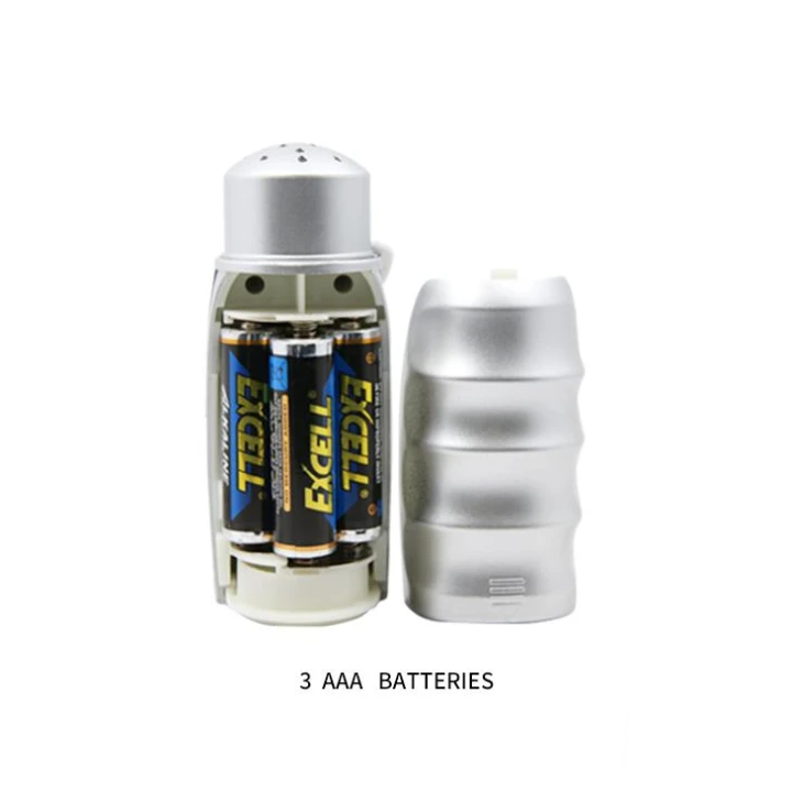 Masturbator realistyczny BAILE - TPR ABS, wibracje, obrót, funkcja podgrzewania