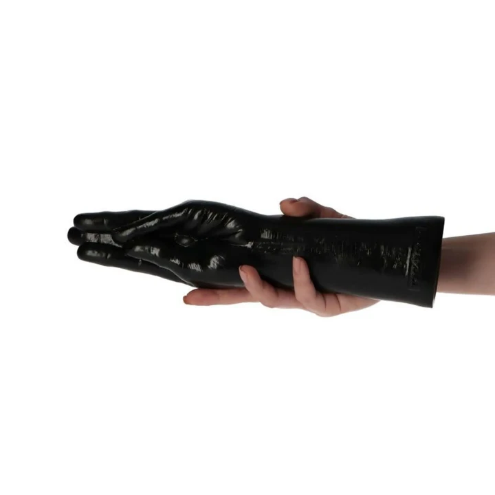 Dildo Fisting Mania Black - Ergonomiczny, 28 cm, 7 cm średnicy, wodoodporny
