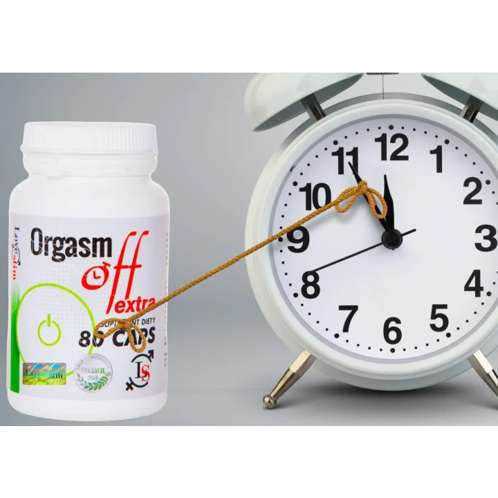 Suplement diety Orgasm Off - 80 kapsułek, opóźnia wytrysk, wzmocnienie erekcji