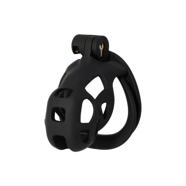 Klatka na penisa krótkie EXTREME HIDDEN DESIRE, długość 8 cm, pierścienie 3.6-5.2 cm