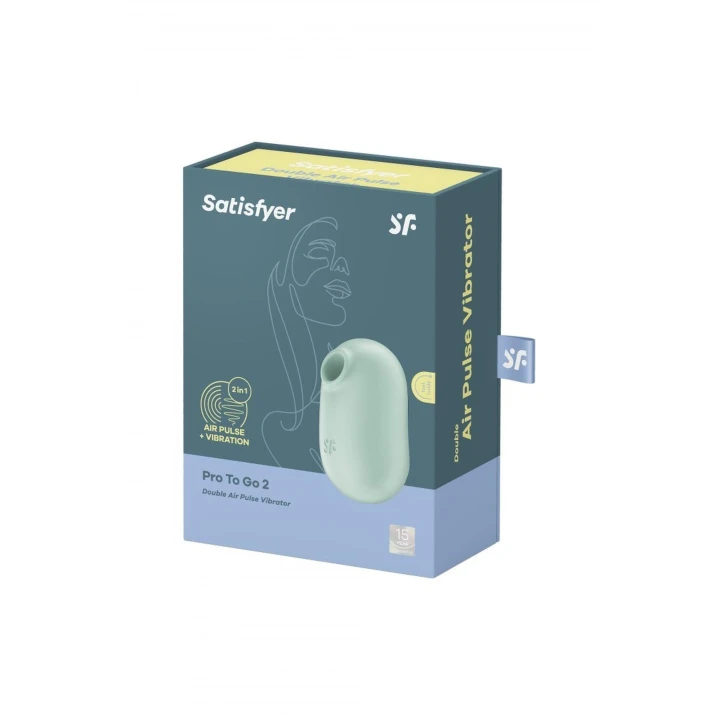Stymulator łechtaczki Satisfyer Pro To Go 2 | silikon medyczny, wodoodporny, 2 silniki