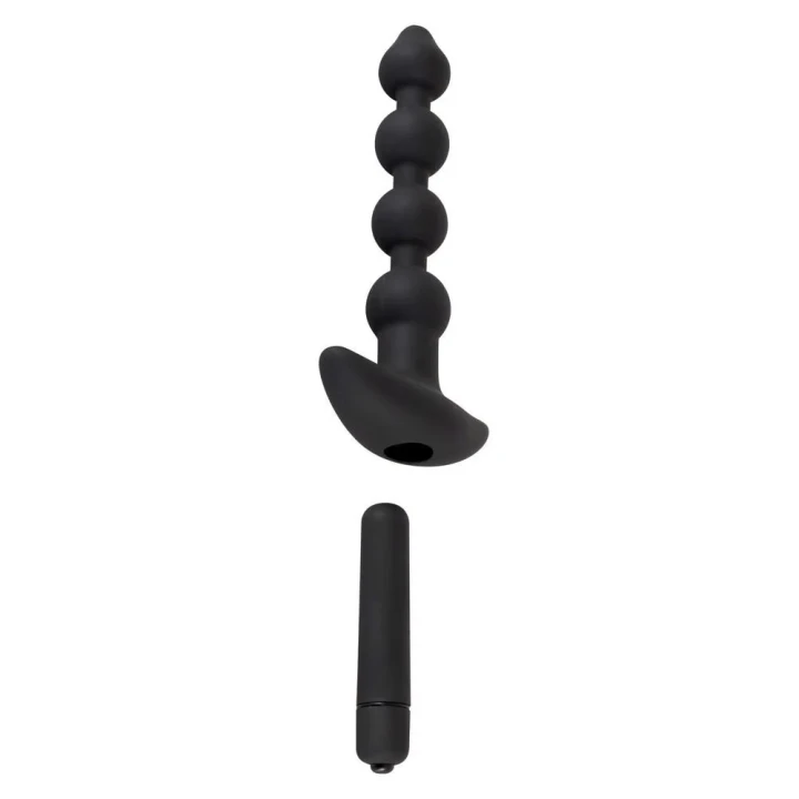 Zestaw akcesoriów erotycznych - silikonowy, z wibratorem, długość 18 cm, średnica 2,1-3,5 cm