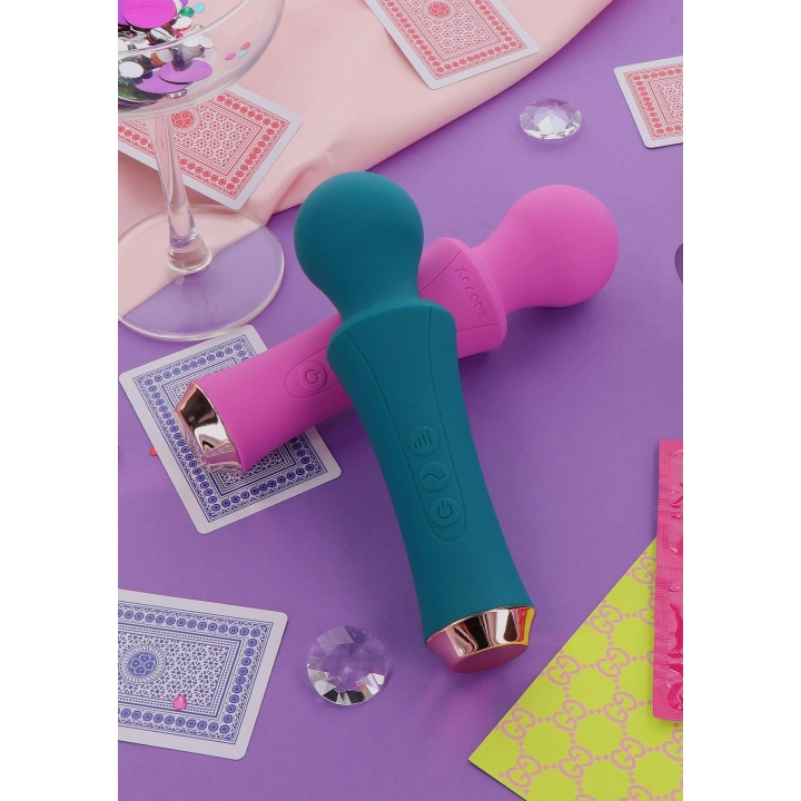 Wibrator masażer The Personal Wand Green – silikon/ABS, wodoodporny IPX6, regulacja obrotów