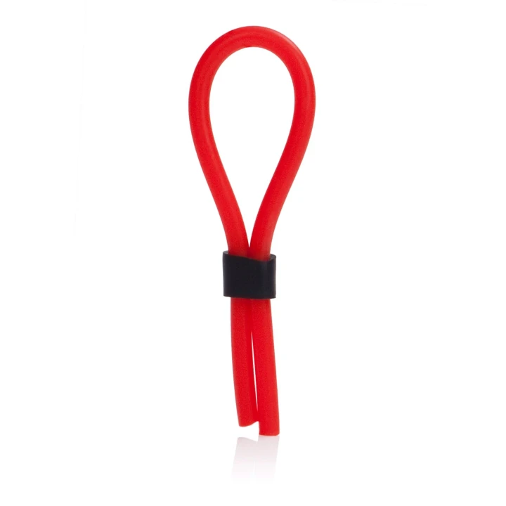 Wzmocnienie erekcji silikonowe Stud Lasso | Regulator, 12.75 cm długości, czerwień