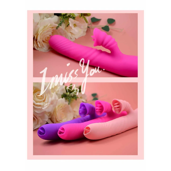 Stymulator łechtaczki Angelia, silikonowy, USB, 20 trybów wibracji, ruch posuwisto-zwrotny