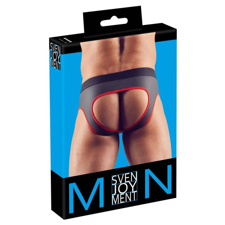Jockstrap M - NeoSport, 90% poliester, matowy połysk, zamek błyskawiczny z przodu