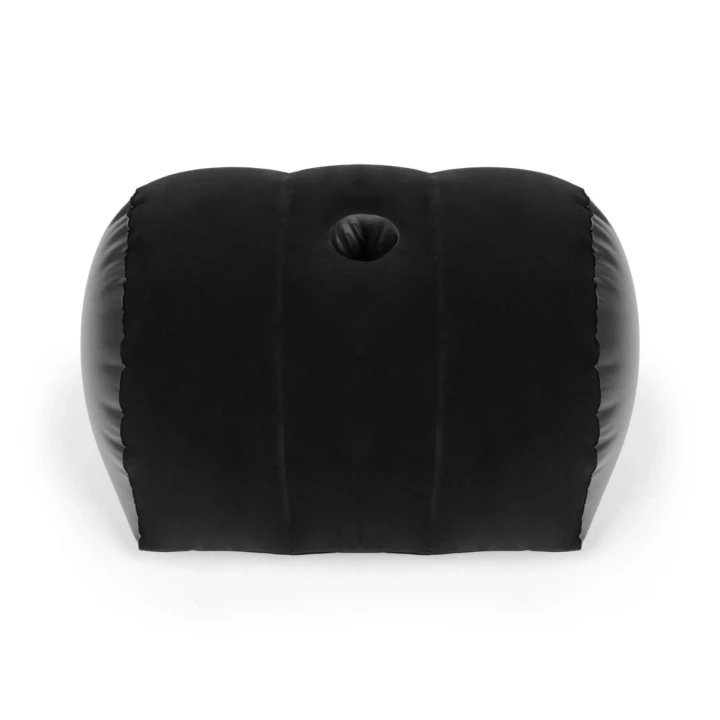 Poduszka do pozycji - Bedroom Fantasies, ergonomiczny design, z otworem na dildo, czarna