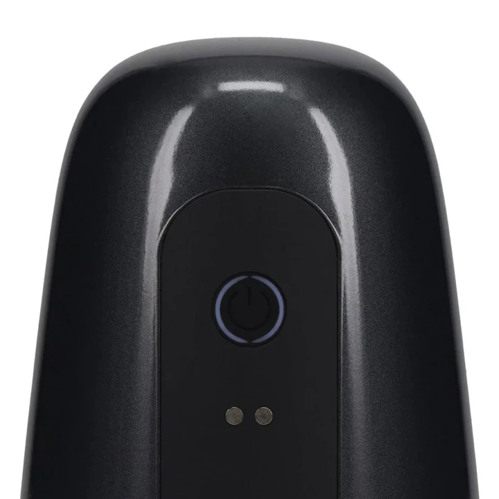 Masturbator - Vibrobator Pulsar, podciśnieniowy z wibracją, Gun Metal, 14,5cm