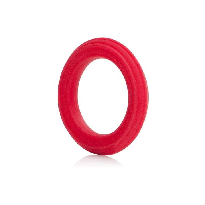 Pierścień erekcyjny silikonowy Adonis Cezar - 3.25 cm, Komfortowy, Czerwony