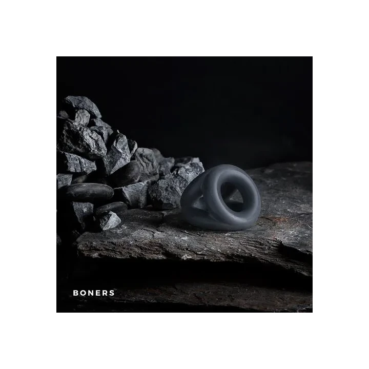 Pierścień na penisa silikonowy Boners, elastyczny, wodoodporny, stymulacja kulek