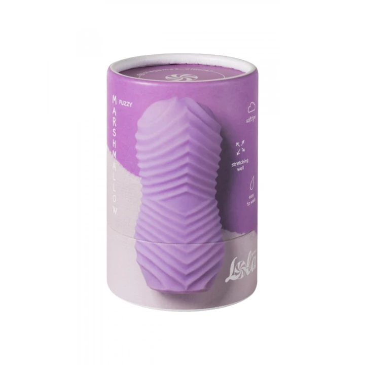 Masturbator - Lola Games Marshmallow, 8 cm, Fuzzy, elastyczny TPE, wodoodporny