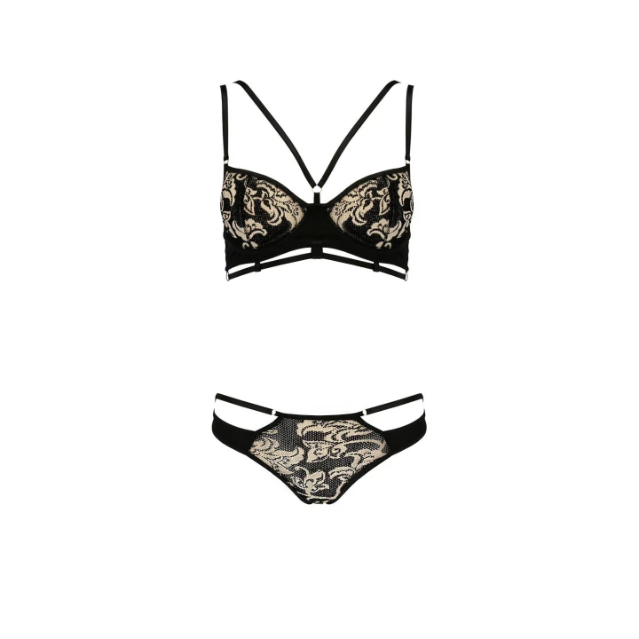 Bikini Casmir - Oeko-Tex, hipoalergiczne, czarny, S/M, odporne na blaknięcie