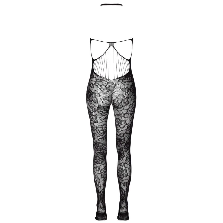 Catsuit Crotchless COTTELLI LINGERIE, Wzór Kwiatowy, Bez Pleców, Zmysłowy Design