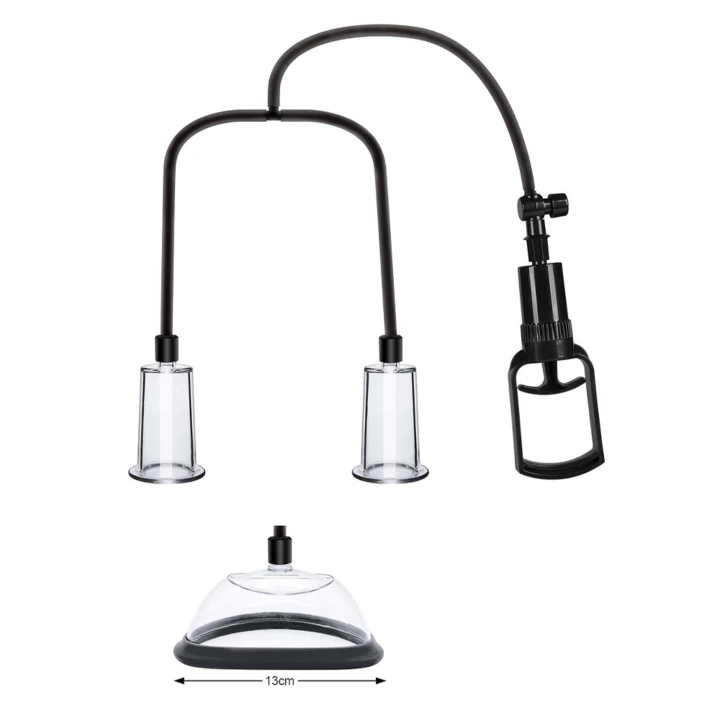 Pompka dla kobiet PASSION - 4 przyssawki, regulacja intensywności, wodoodporna