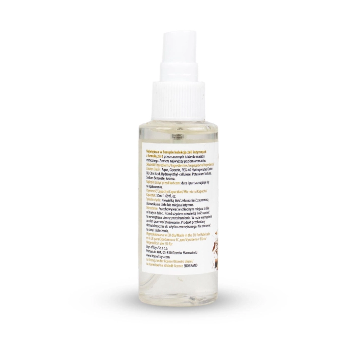 Preparat intymny i do masażu 2w1 MyLove Aroma Series, wodny, cynamon, 50 ml