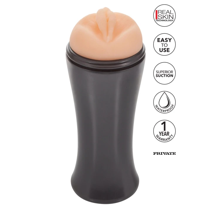 Masturbator podróżny Femme Fatale, kompaktowy, wodoodporny, realistyczny materiał