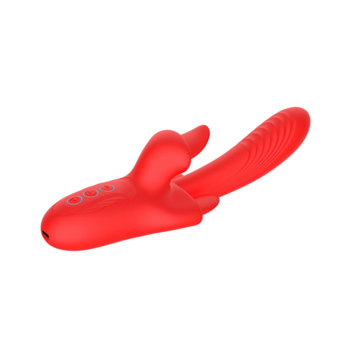 Wibrator G-Spot i łechtaczki Charlie – 3 silniki, ruch języka, 10 trybów, IPX5