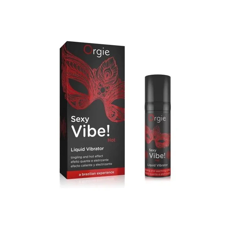 Żel wibracyjny Orgie VIBE! HOT - 15 ml, efekt ocieplenia, mrowienia i intensywnej przyjemności