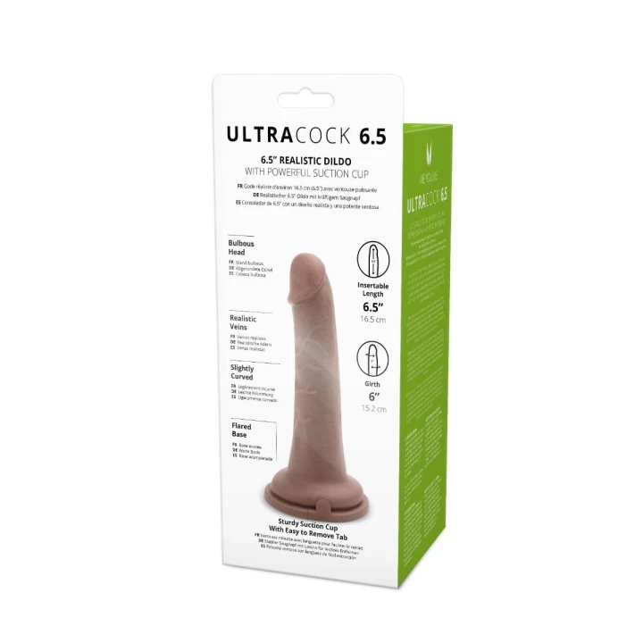 Dildo Me You Us, silikonowe, 6,5 cala, realistyczne detale, przyssawka