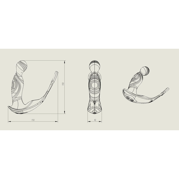 Masażer prostaty Remote Pro Series — zdalne sterowanie, 9 trybów, silikon USB