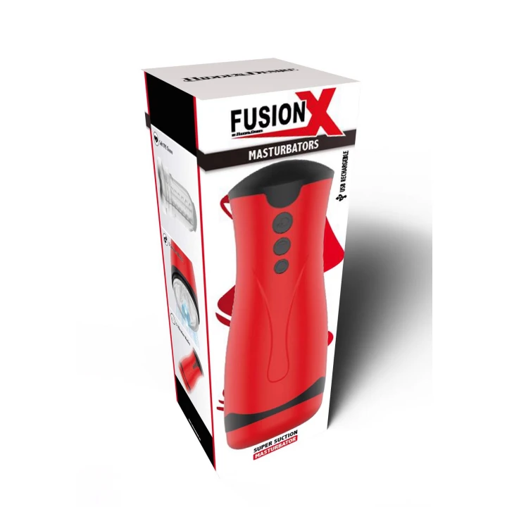 Masturbator Super Ssania FUSION X | 10 trybów wibracji, Turbo Boost, wodoodporny IPX5