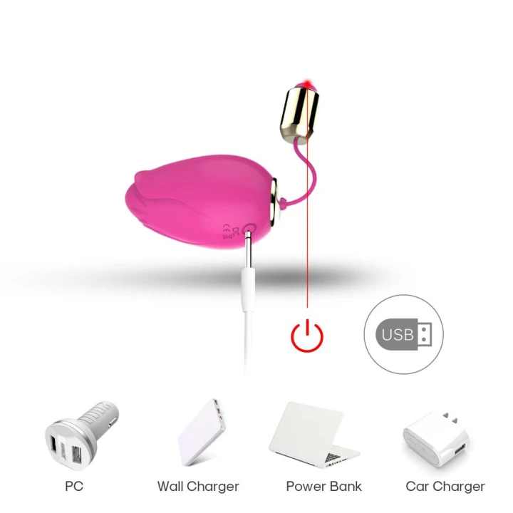 Jajeczko wibrujące, Mandala, silikon wodoodporny, 9 trybów wibracji, pilota zdalnego sterowania