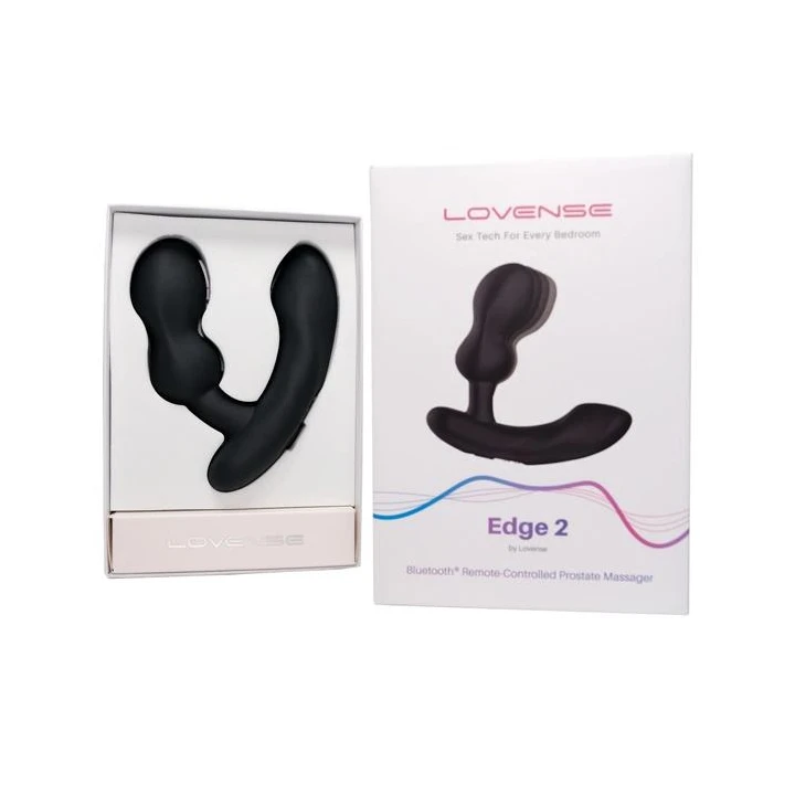 Masażer prostaty Lovense Edge 2, IPX7, Bluetooth, ergonomiczny kształt