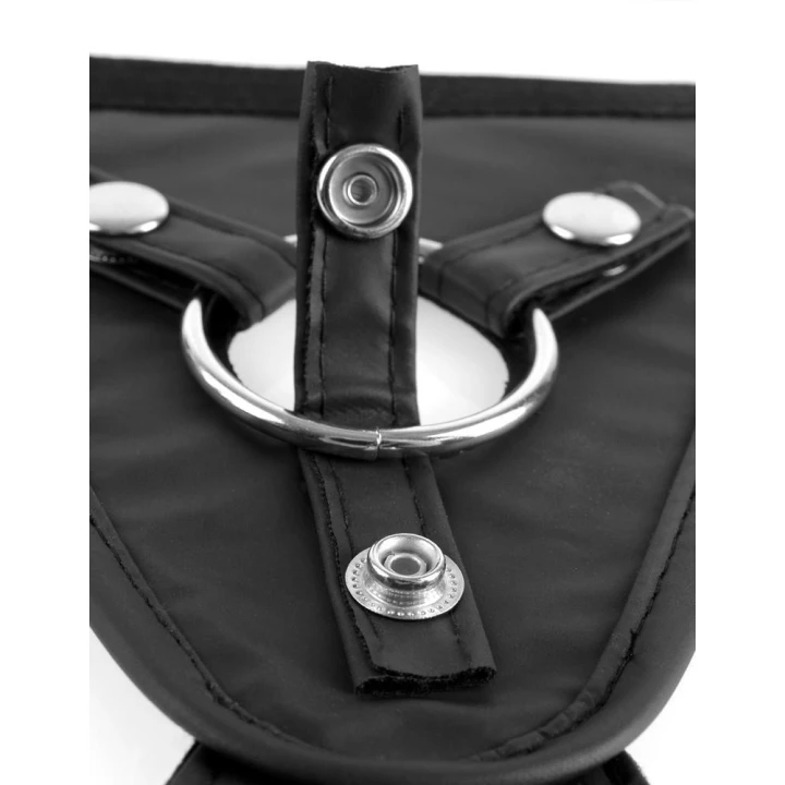 Uprząż do strap-on FFS Perfect Fit, regulowana, z pierścieniami silikonowymi