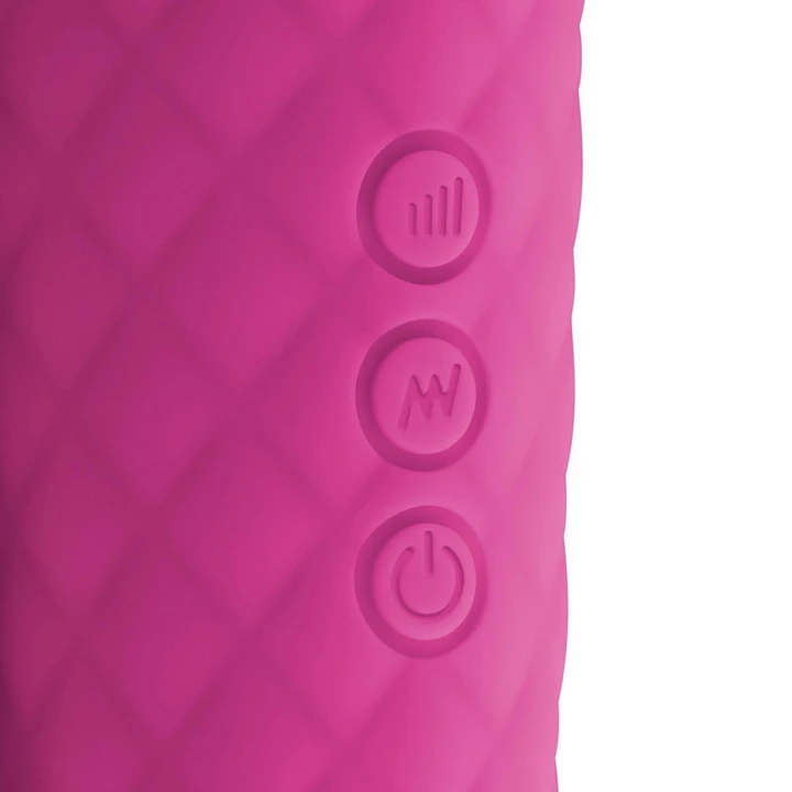 Masażer łechtaczkowy EasyToys Mini Wand - różowy, 18 trybów, wodoodporny