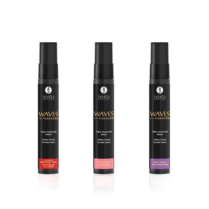 Spray do Pieszczot – Waves, Truskawkowe Wino, 20ml, Zmysłowy smak, intensywne doznania