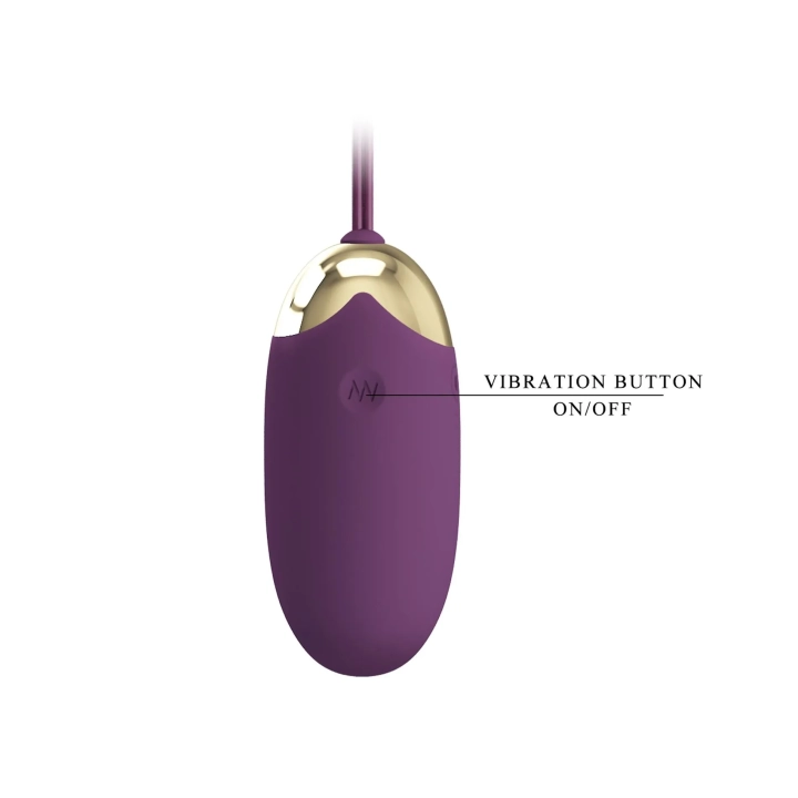 Egg Wibracyjny PRETTY LOVE - Silikonowy, Zdalnie Sterowany, 12 Funkcji Wibracji