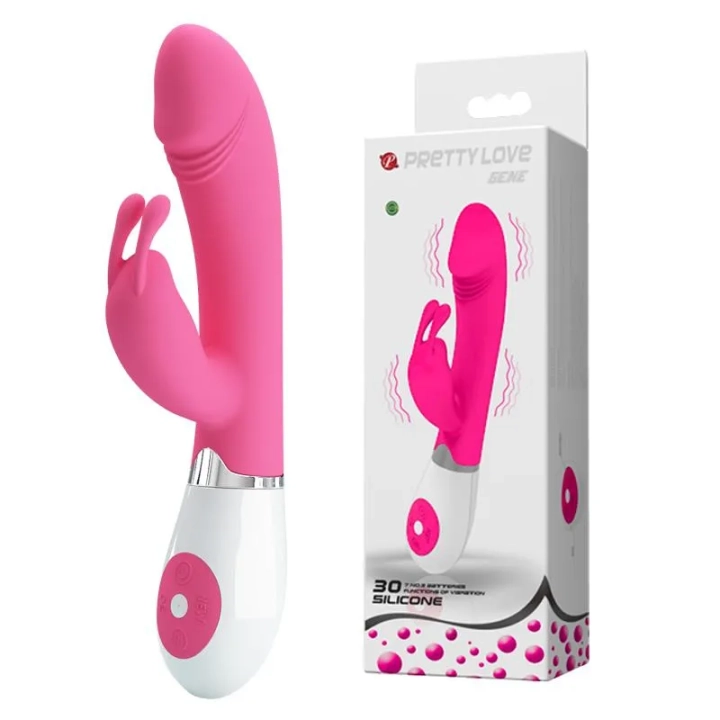 Stymulator łechtaczki PRETTY LOVE GENE, silikonowy, 30 trybów wibracji, 20,5 cm