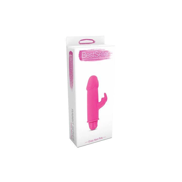 Wibrator Rabbit Toyz4Lovers, TPE, różowy, funkcjonalny i wygodny