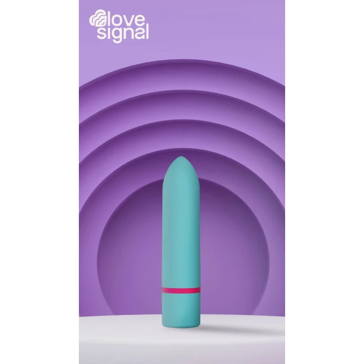 Wibrator bullet Dreamtoys Love Signal — 10 cm, 3 poziomy, 7 programów (IPX6)