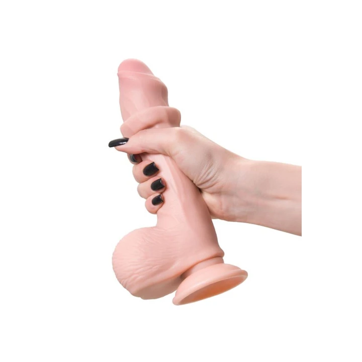 Dildo My Babe by RealStick, TPE, 21,5cm, realistyczny design, przyssawka