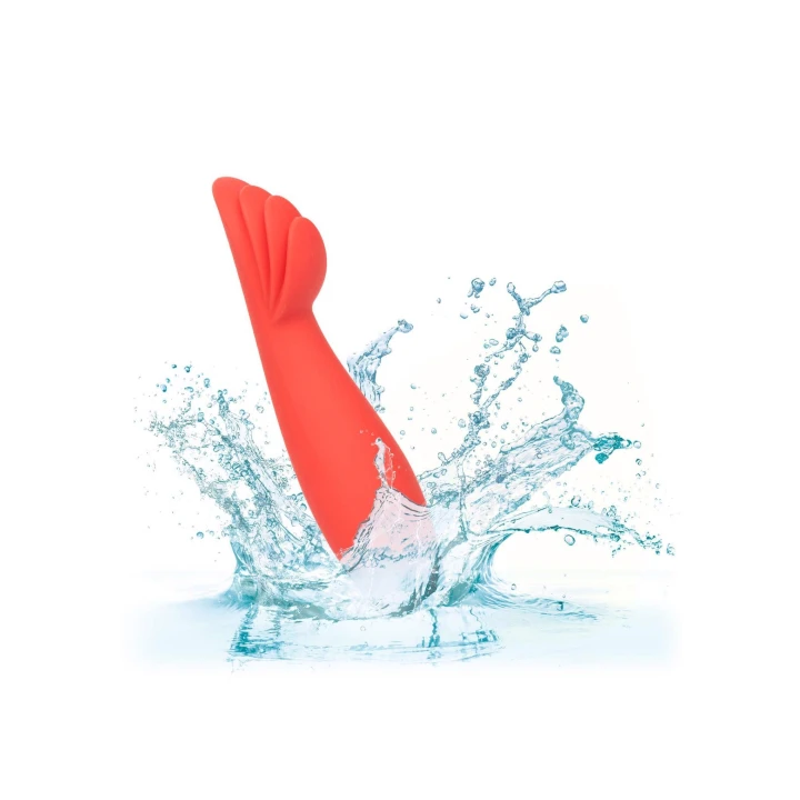 Wibrator silikonowy Red Hot Blaze - wodoodporny, 10 funkcji wibracji, kompaktowy