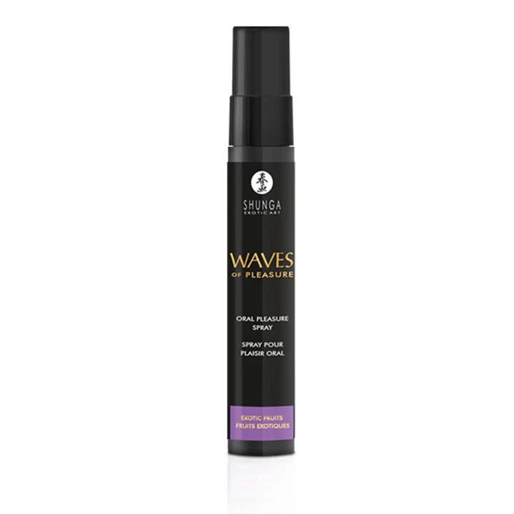 Spray oralny Waves Pleasure 20ml - Egzotyczne Owoce, wzbogacony smakiem i nawilżeniem