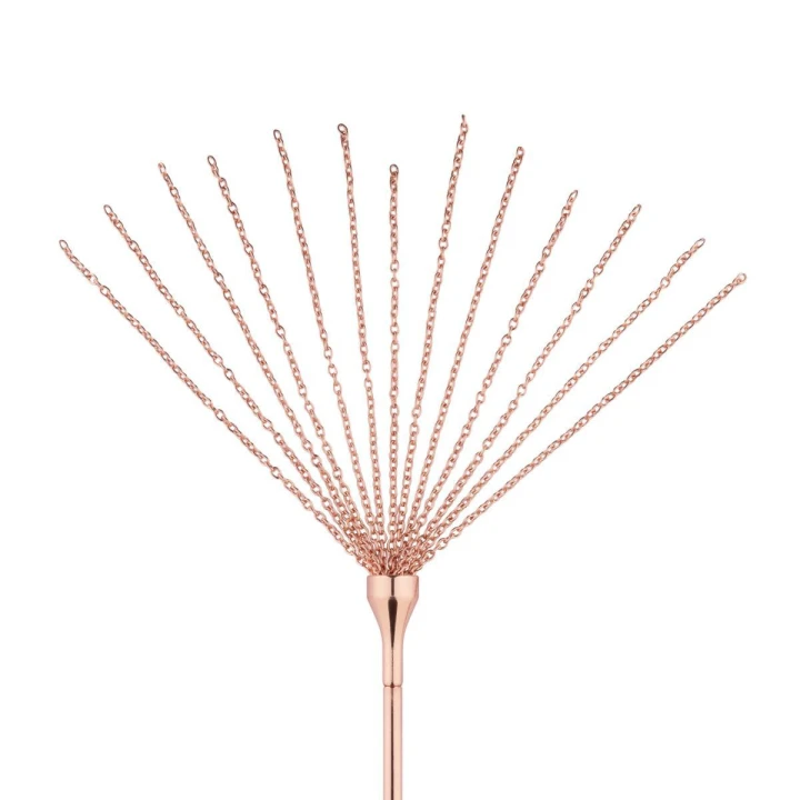 Zestaw Piórko Łaskotnik i Bat - Rosy Gold, 2-w-1, Luksusowe Wykończenie