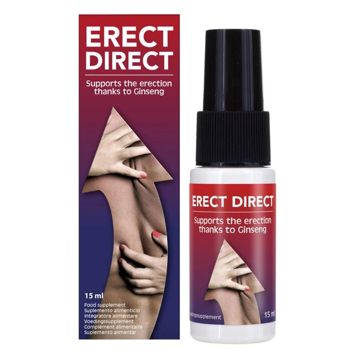 Naturalny preparat seksuologiczny Erect Direct - Wzmacniając energię, 15 ml