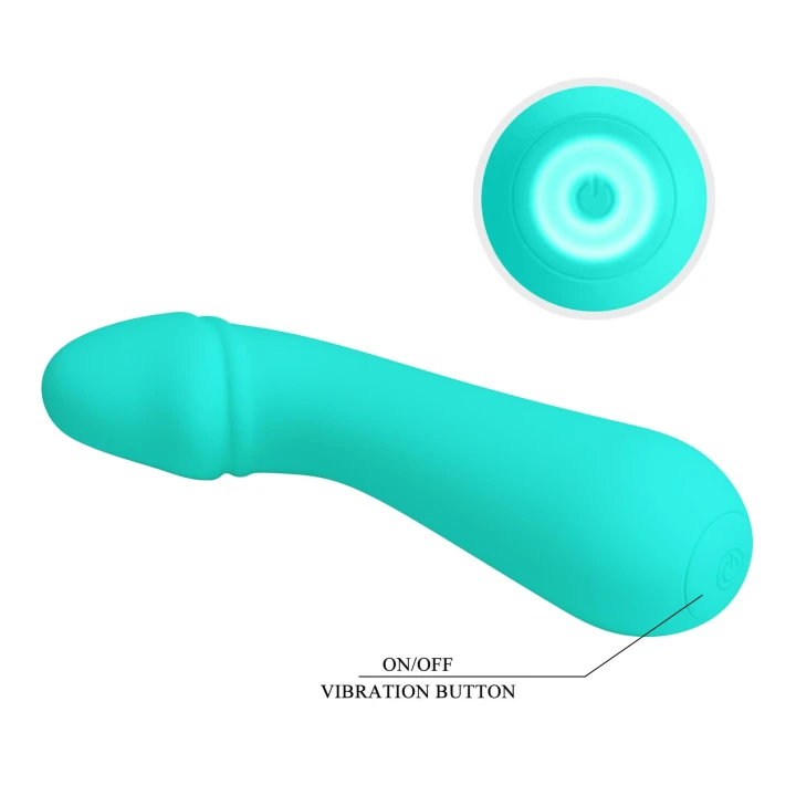 Wibrator G-spot PRETTY LOVE CETUS, silikon, 12 funkcji wibracji, elastyczny design